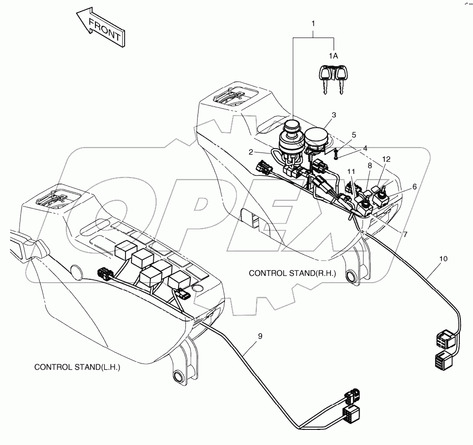  ELECTRIC PARTS - CONTROL STAND
