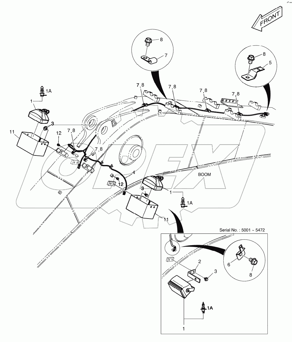  ELECTRIC PARTS - WORKING LAMP