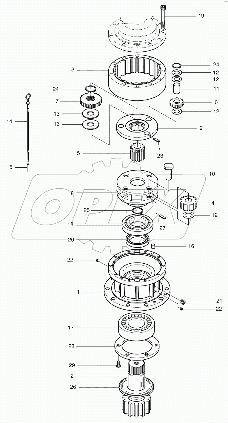  SWING REDUCTION GEAR