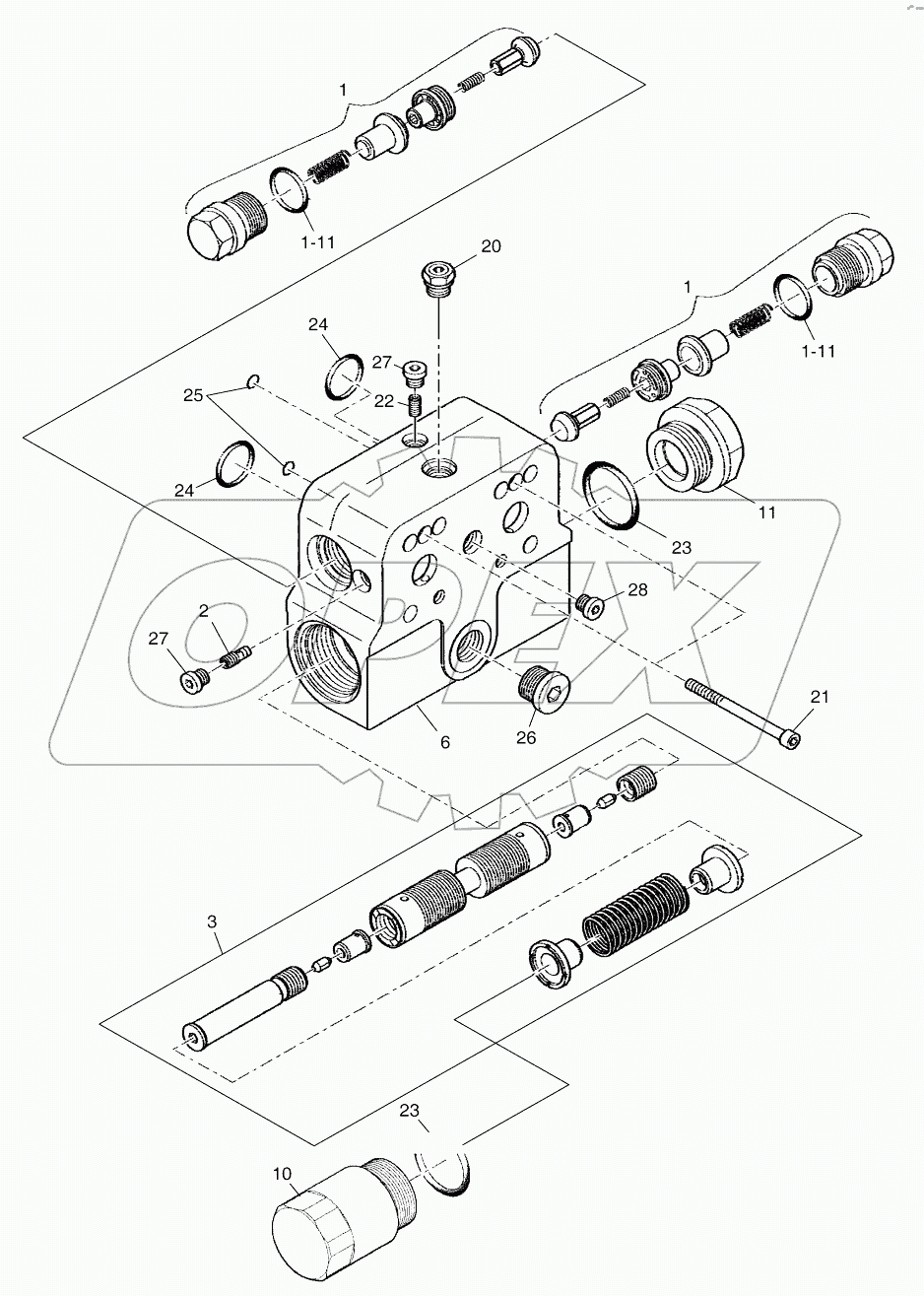  TRAVEL MOTOR - COUNTER BALANCE