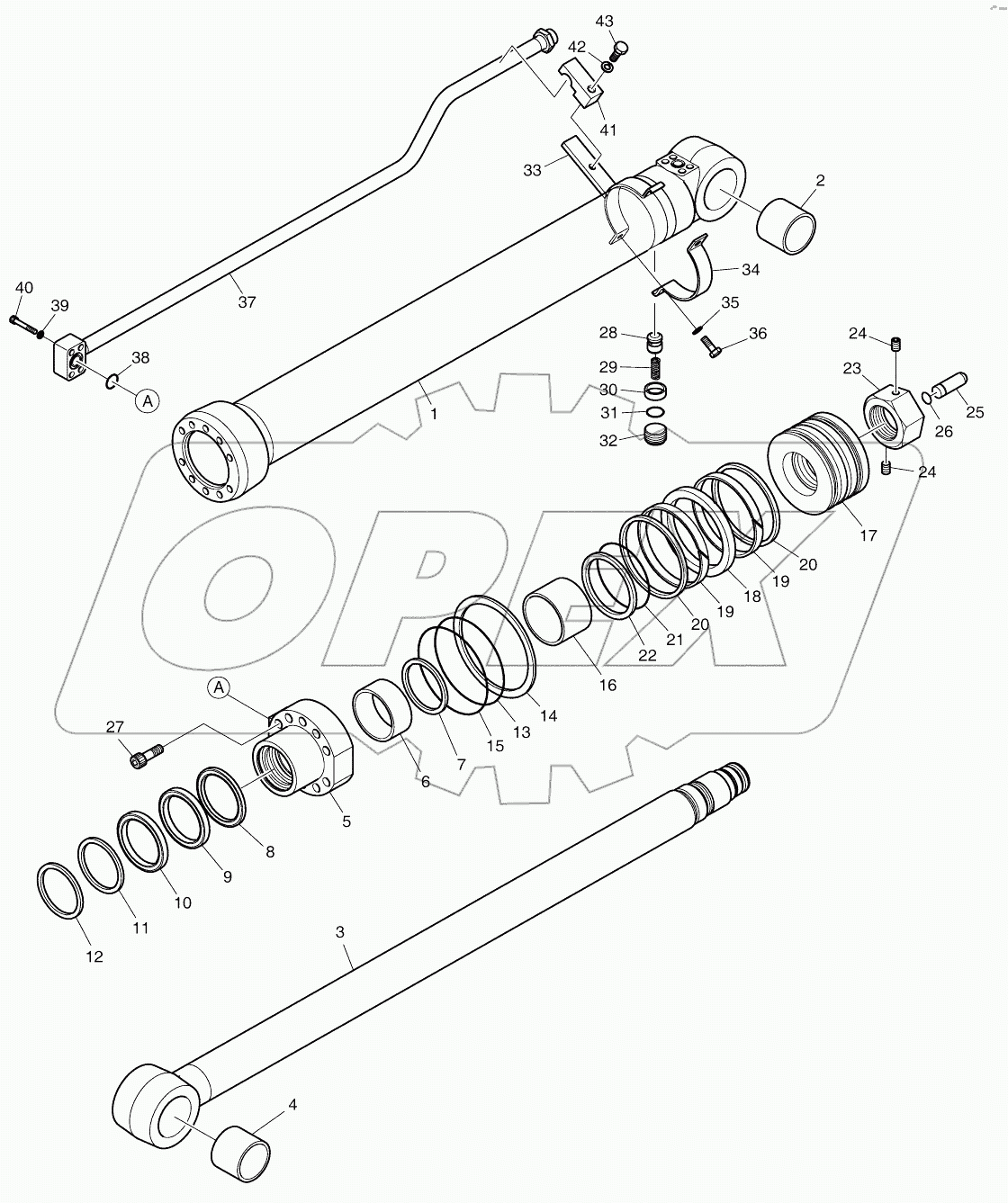  ARM CYLINDER - ARM 2.1M (8192-)