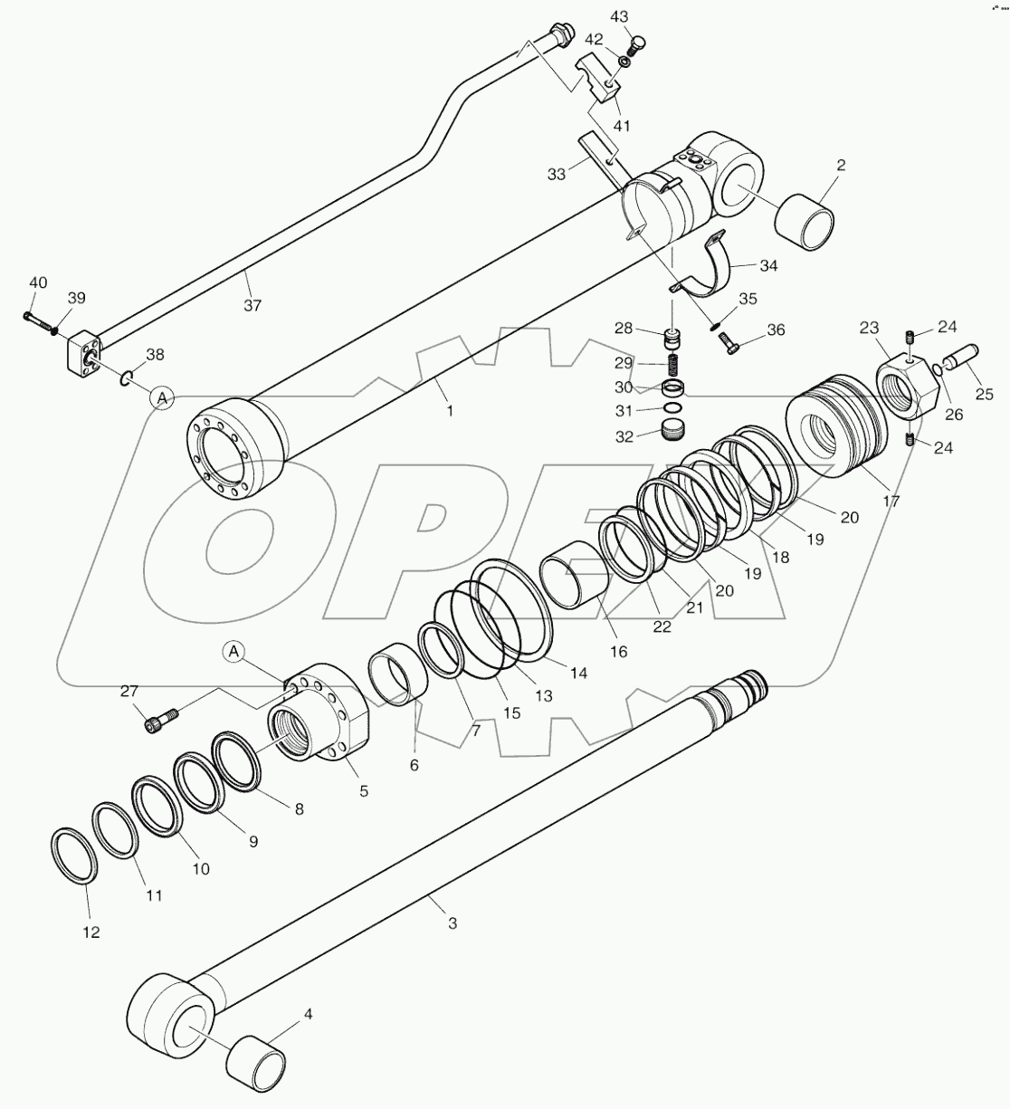  ARM CYLINDER - ARM 2.5M (8192 ~)