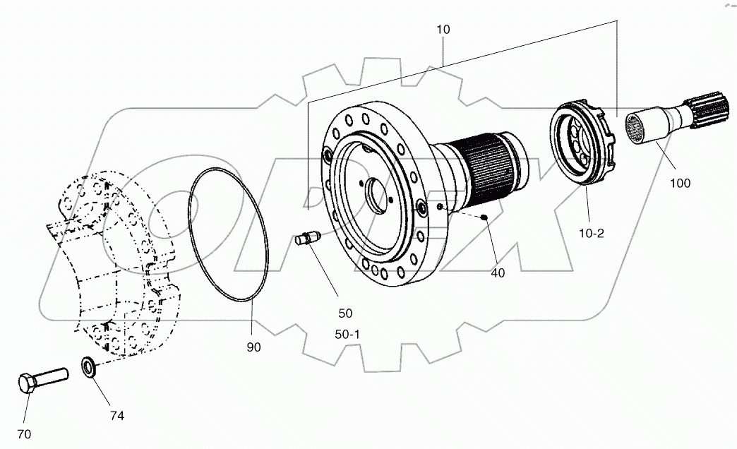  HUB CARRIER - REAR AXLE