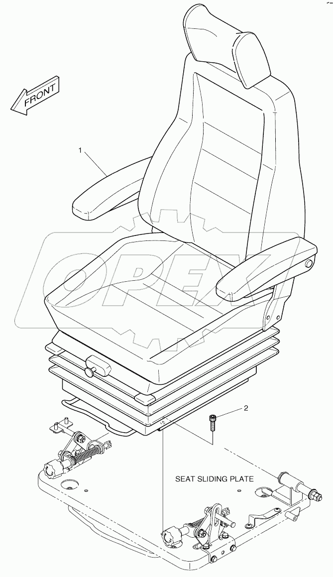  SEAT MOUNTING - HEATER