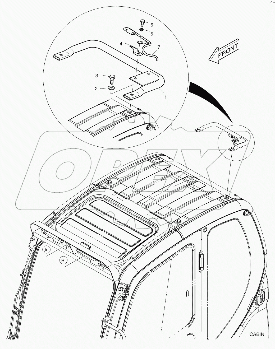  ROTATING BEACON MOUNTING