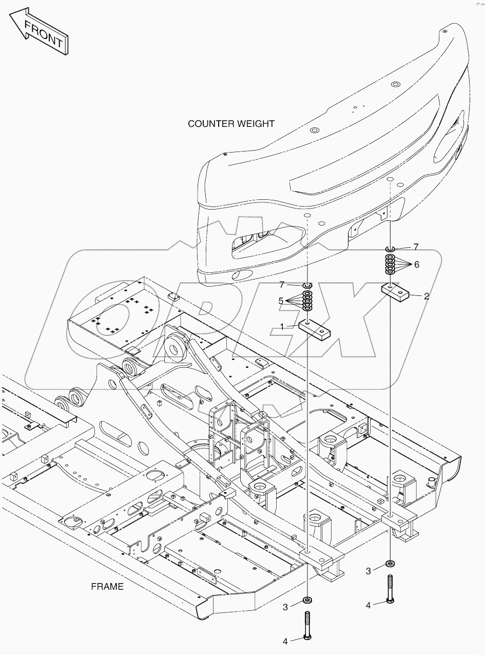  COUNTER WEIGHT MOUNTING