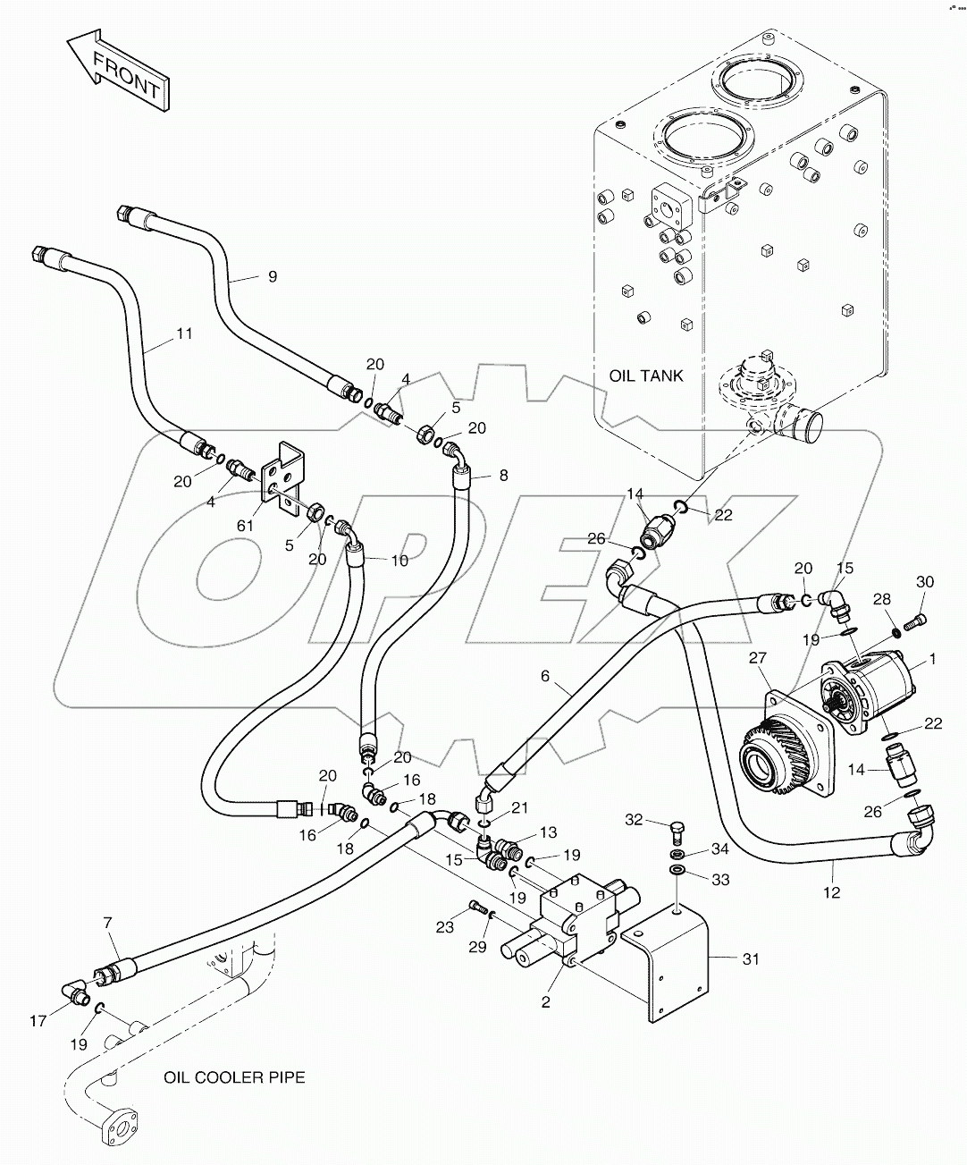  MAIN PIPING-ROTATING