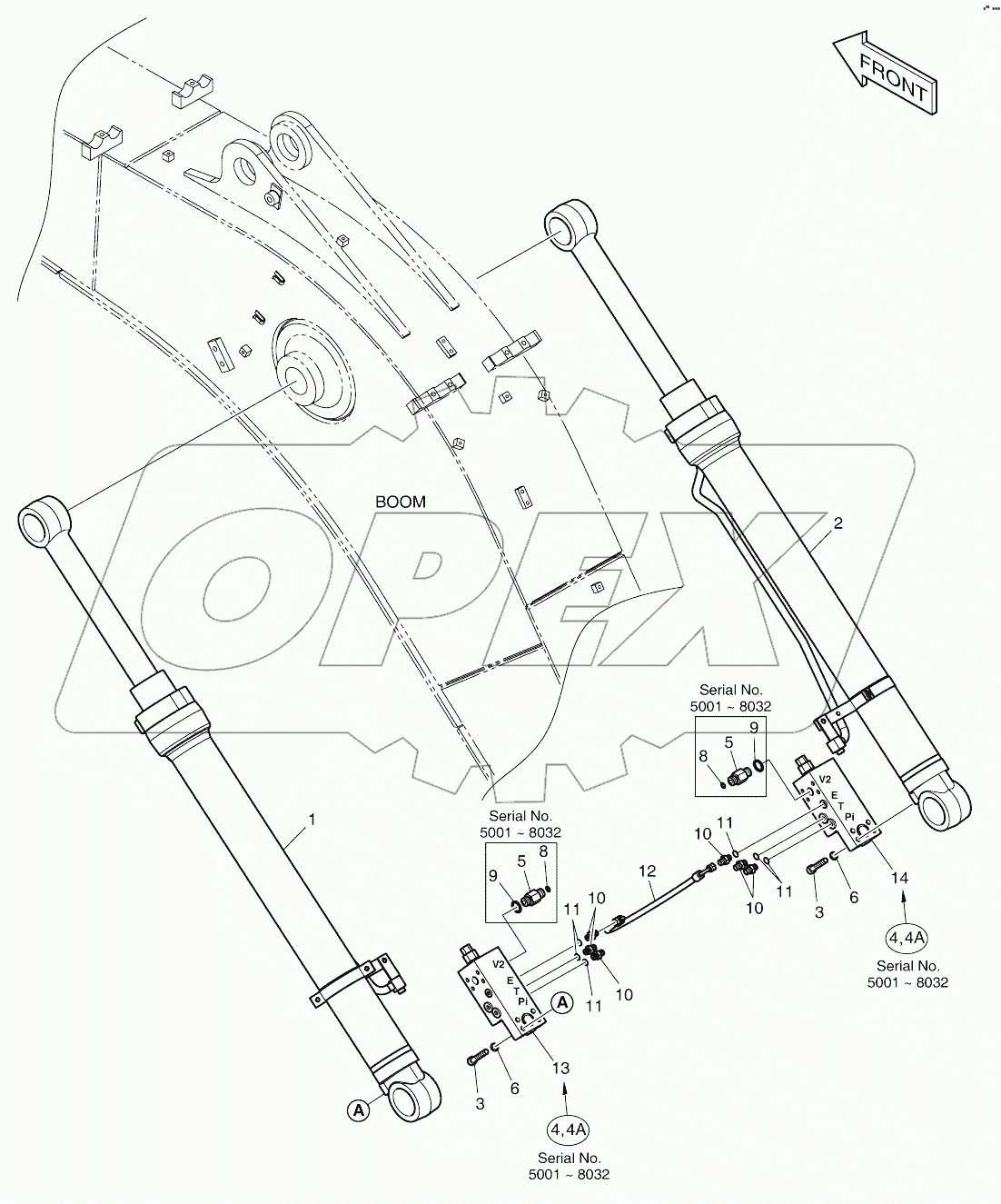  BOOM PIPING LOCK VALVE