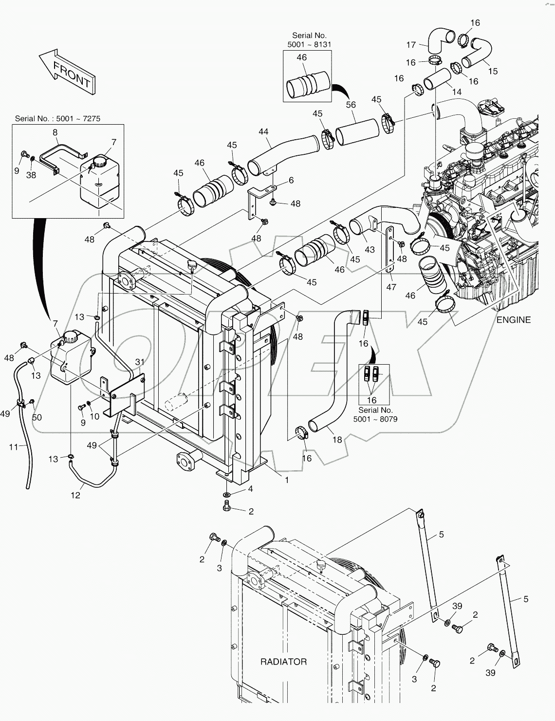  RADIATOR AND RESERVE TANK