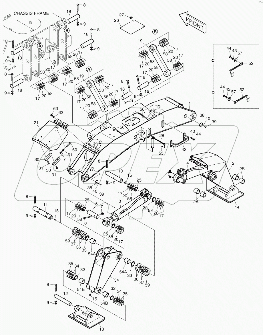  REAR OUTRIGGER (5001 ~ 7632)