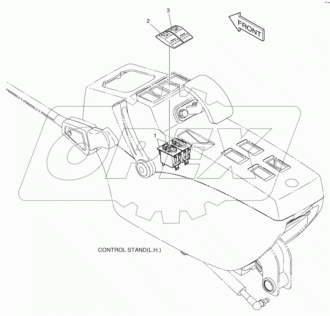  SWITCH - REAR OUTRIGGER (INDE)