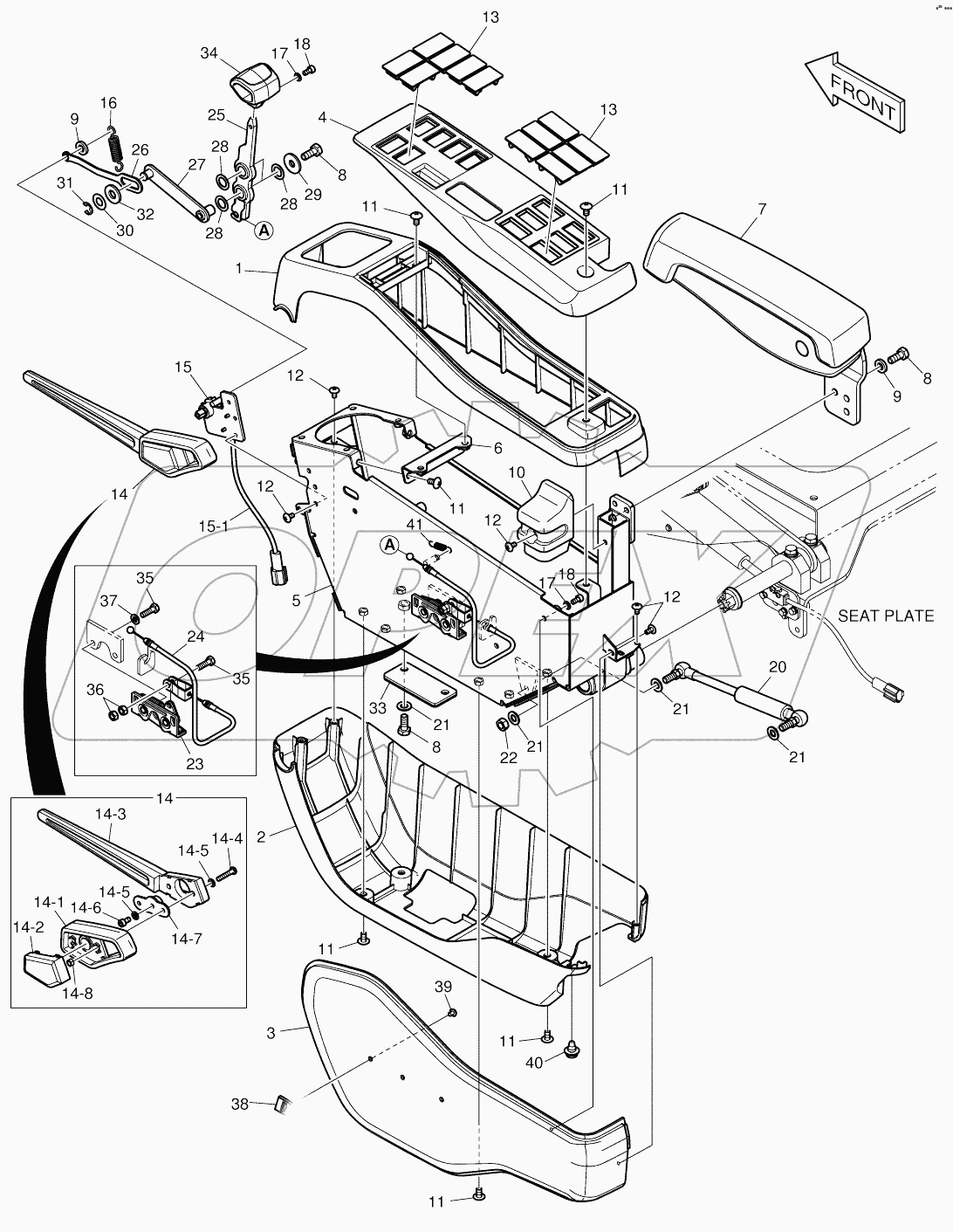  CONTROL STAND - L.H. (ROPS)