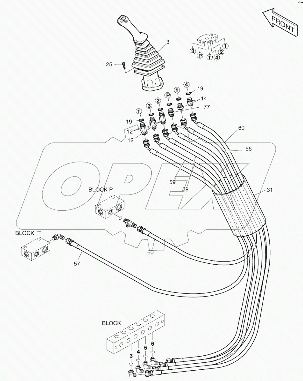  PILOT PIPING (2) - ROPS