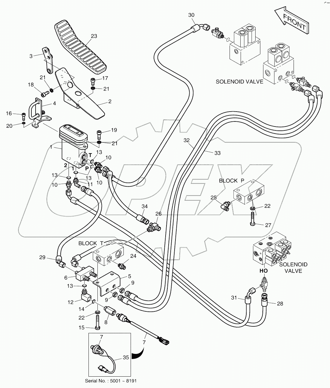 PILOT PIPING - TWO WAY (ROPS)