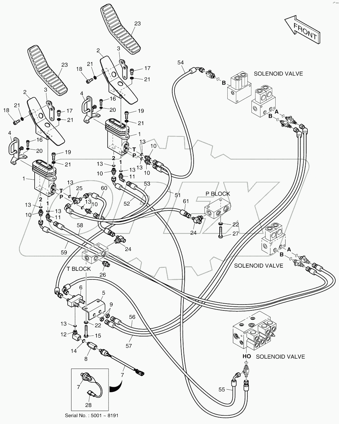  PILOT PIPING - TWO WAY + ROTATIONG ROPS