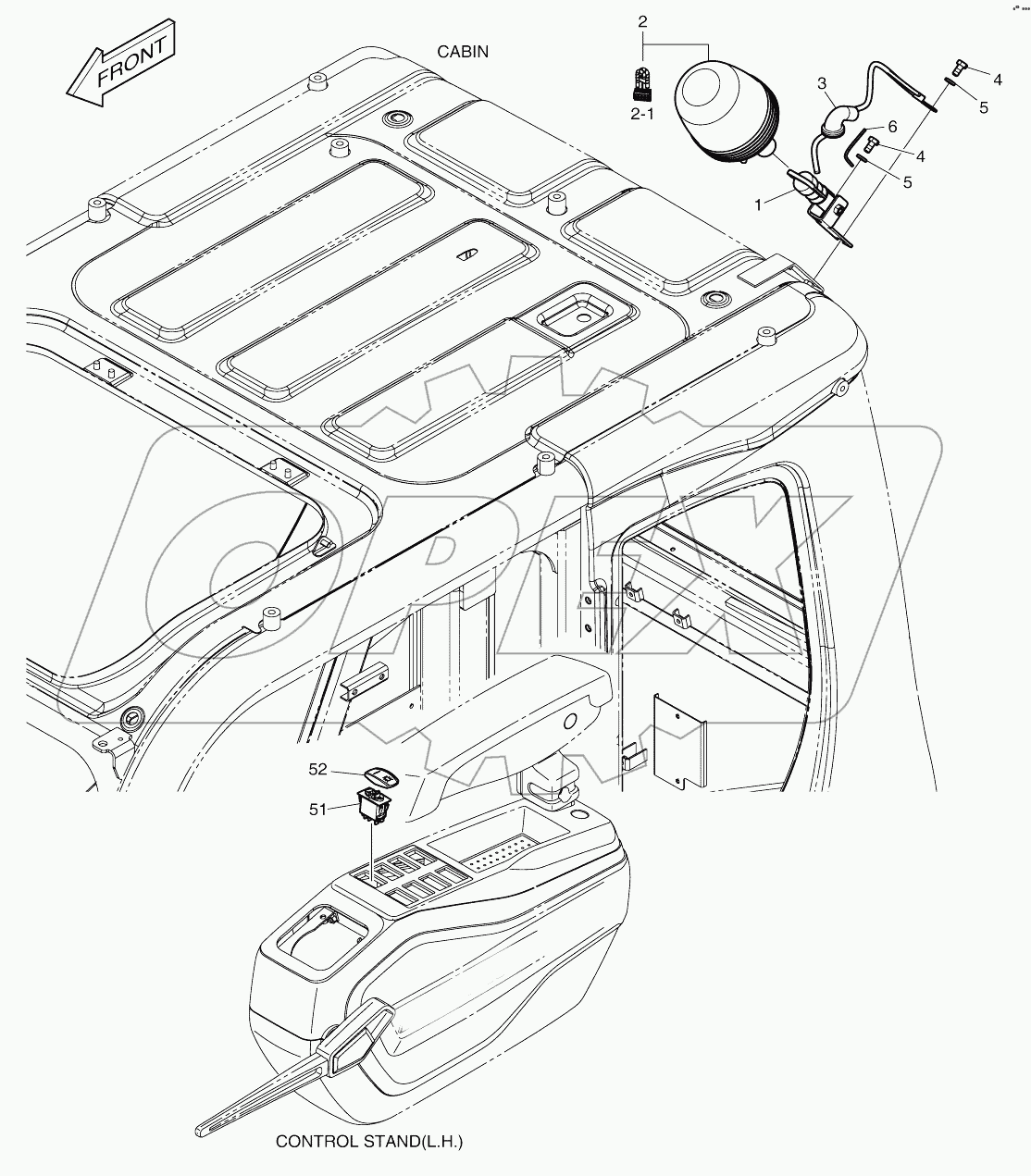  ROTATING BEACON - ROPS