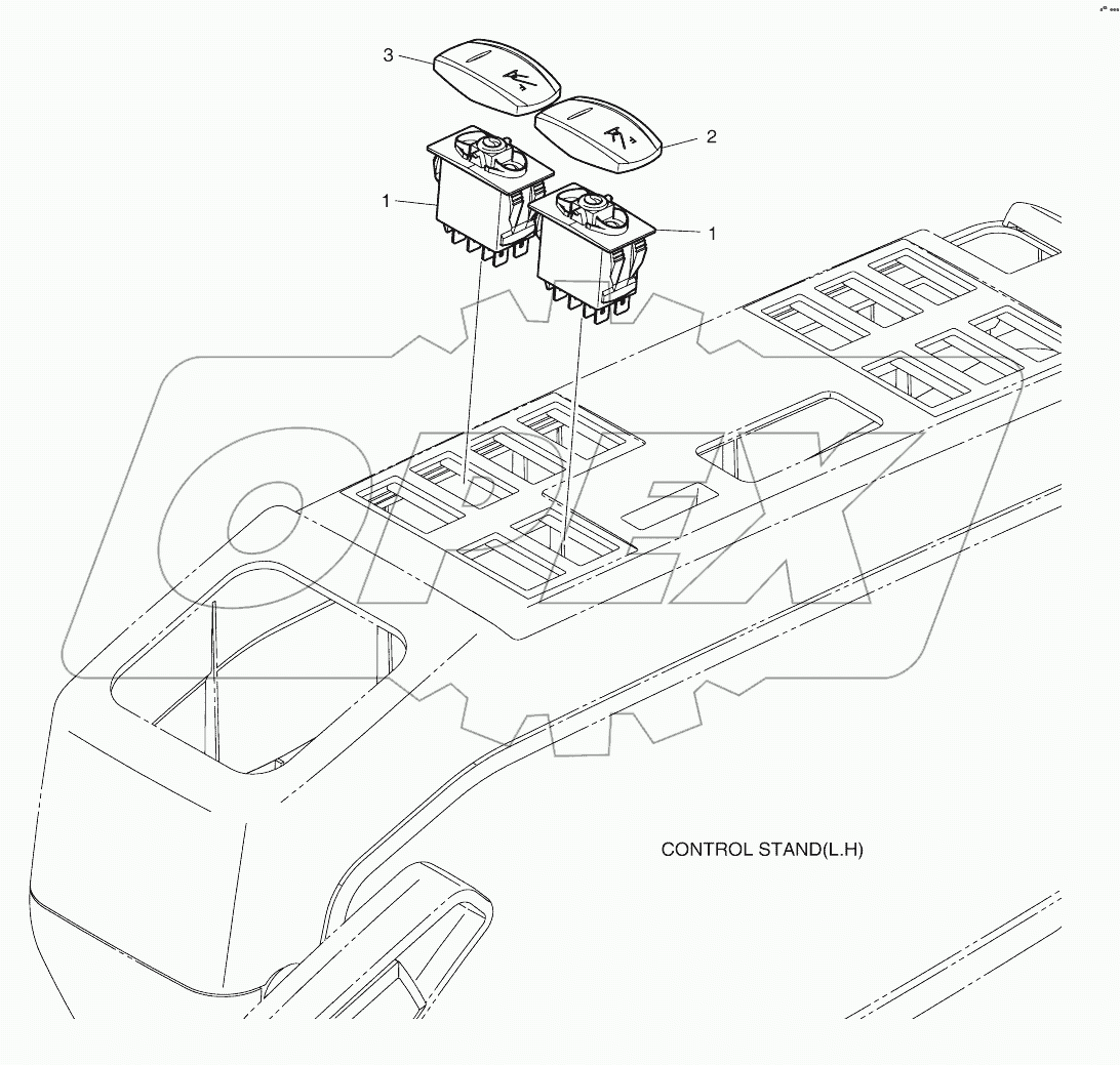  SWITCH - REAR OUTRIGGER (INDE)