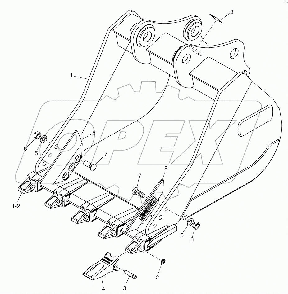  BUCKET ASSY - 0.51M - G CLASS