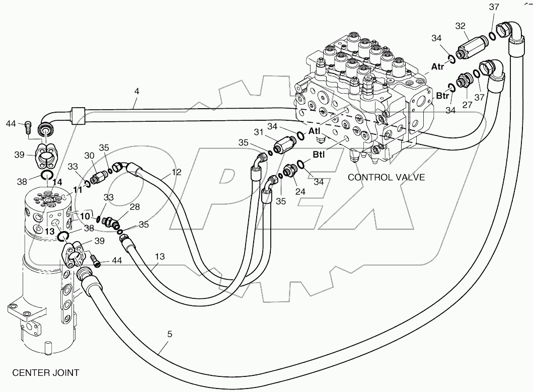  MAIN PIPING (2) - TRAVEL
