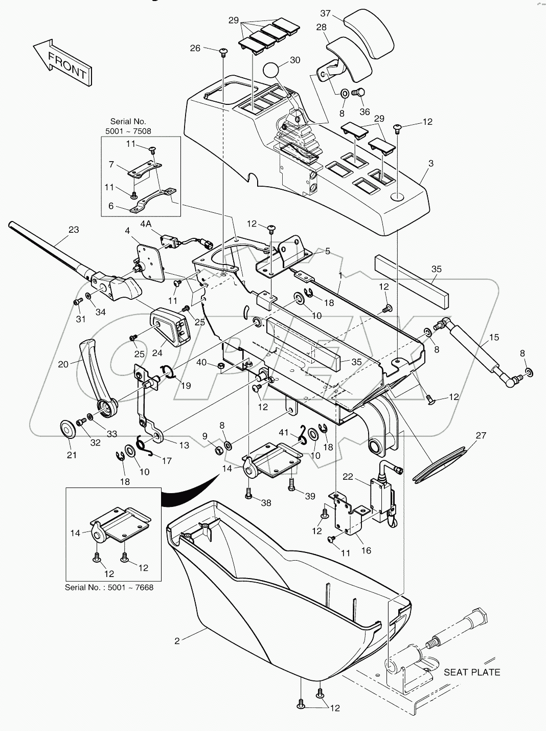  CONTROL STAND - L.H.