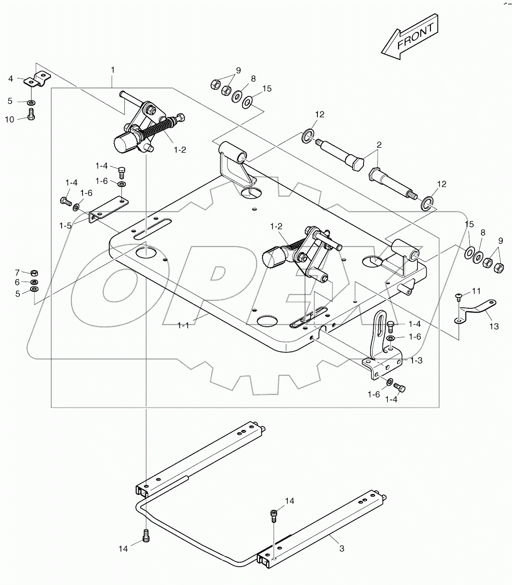  SEAT SLIDING PLATE