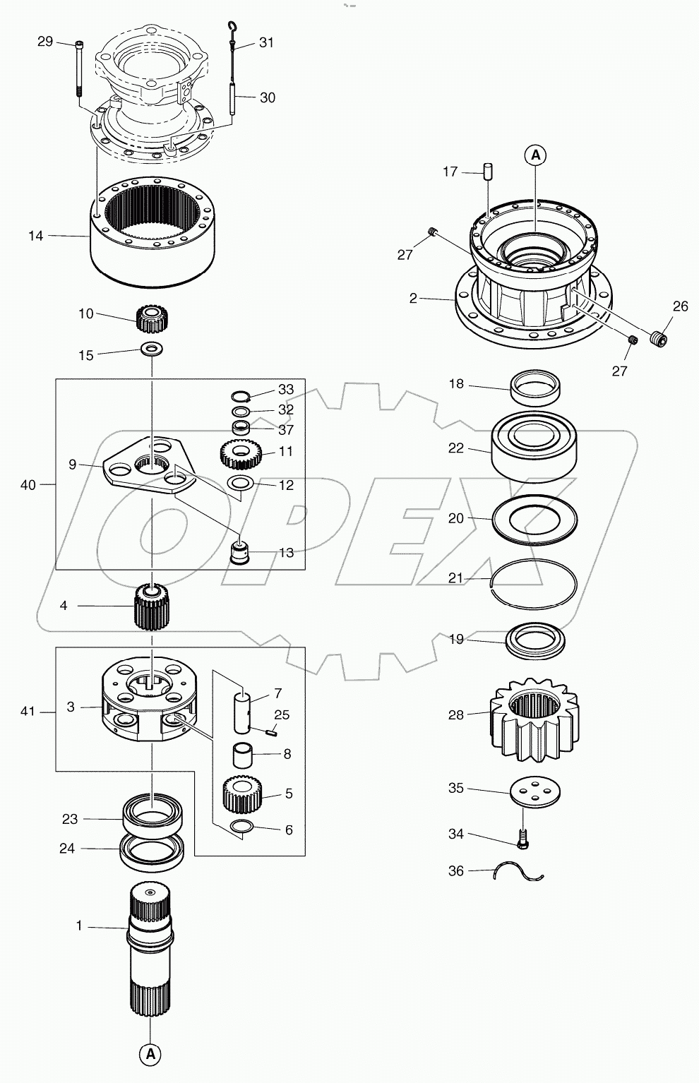  SWING REDUCTION GEAR