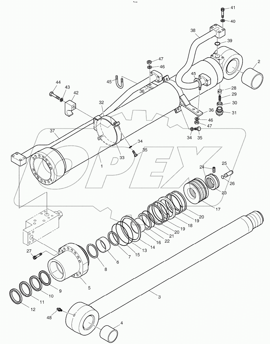  ARM CYLINDER - ARTI BOOM (LOCK V/V)