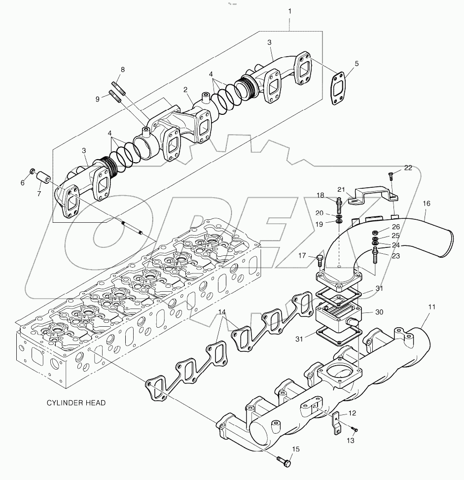  INTAKE AND EXHAUST MANIFOLD