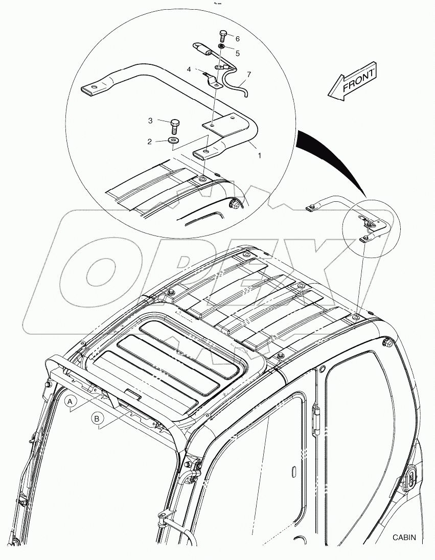 ROTATING BEACON MOUNTING