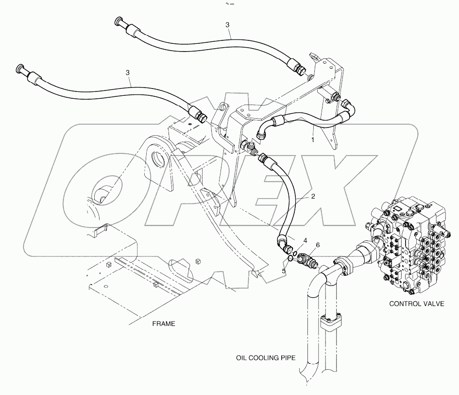  MAIN PIPING - ONE WAY (ARTI. BOOM)