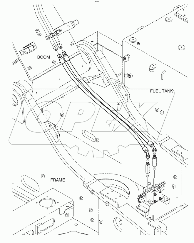  MAIN PIPING - ROTATING (ARTI. BOOM)
