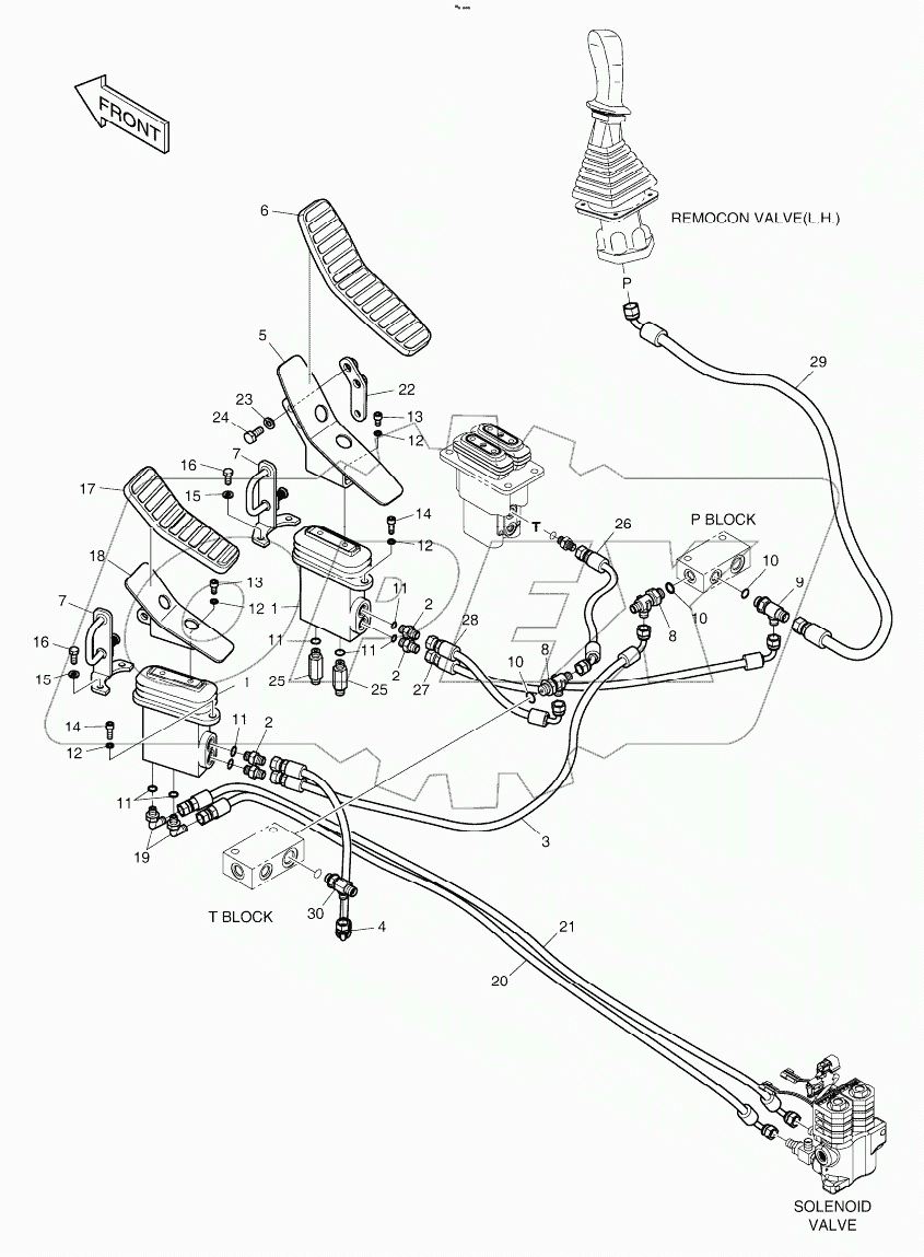  PILOT PIPING - ARTI. AND ROTATING