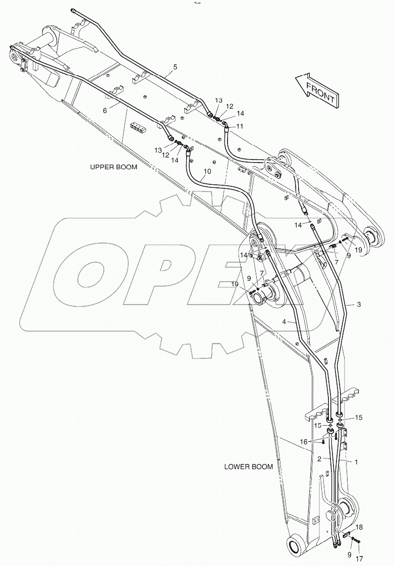  ARTI. BOOM PIPING - ROTATING