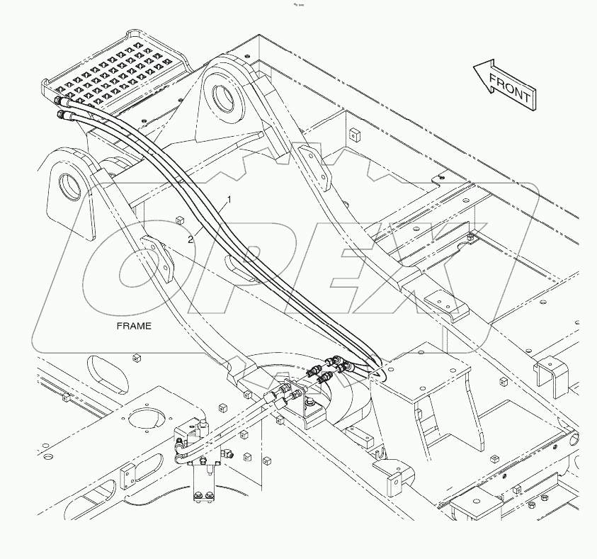  MAIN PIPING - QUICK CLAMP (ARTI. BOOM)