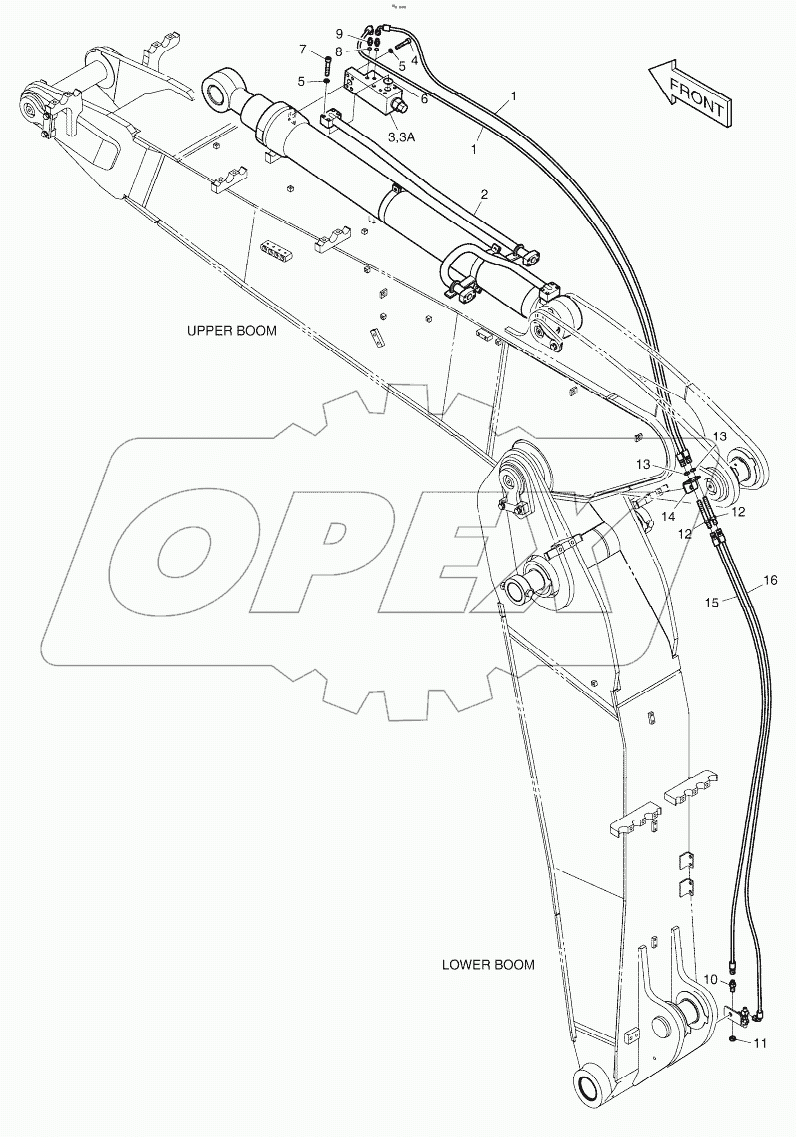  ARTI. ARM PIPING - LOCK VALVE