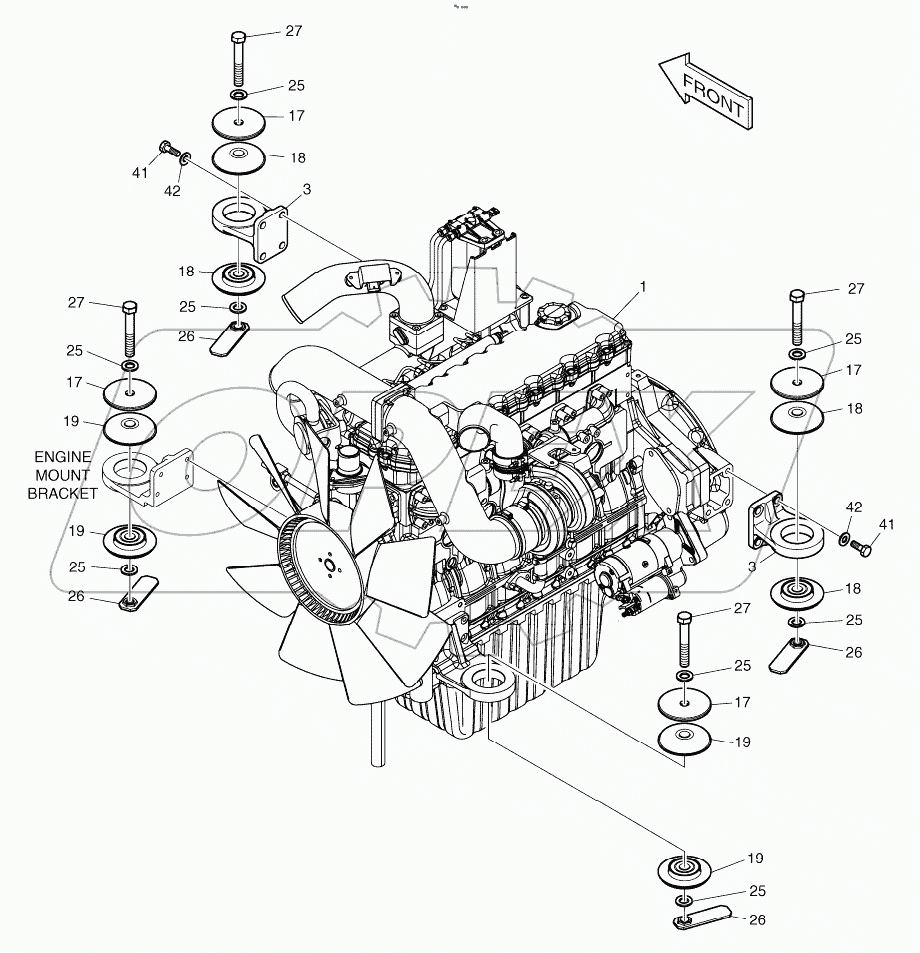  ENGINE MOUNTING