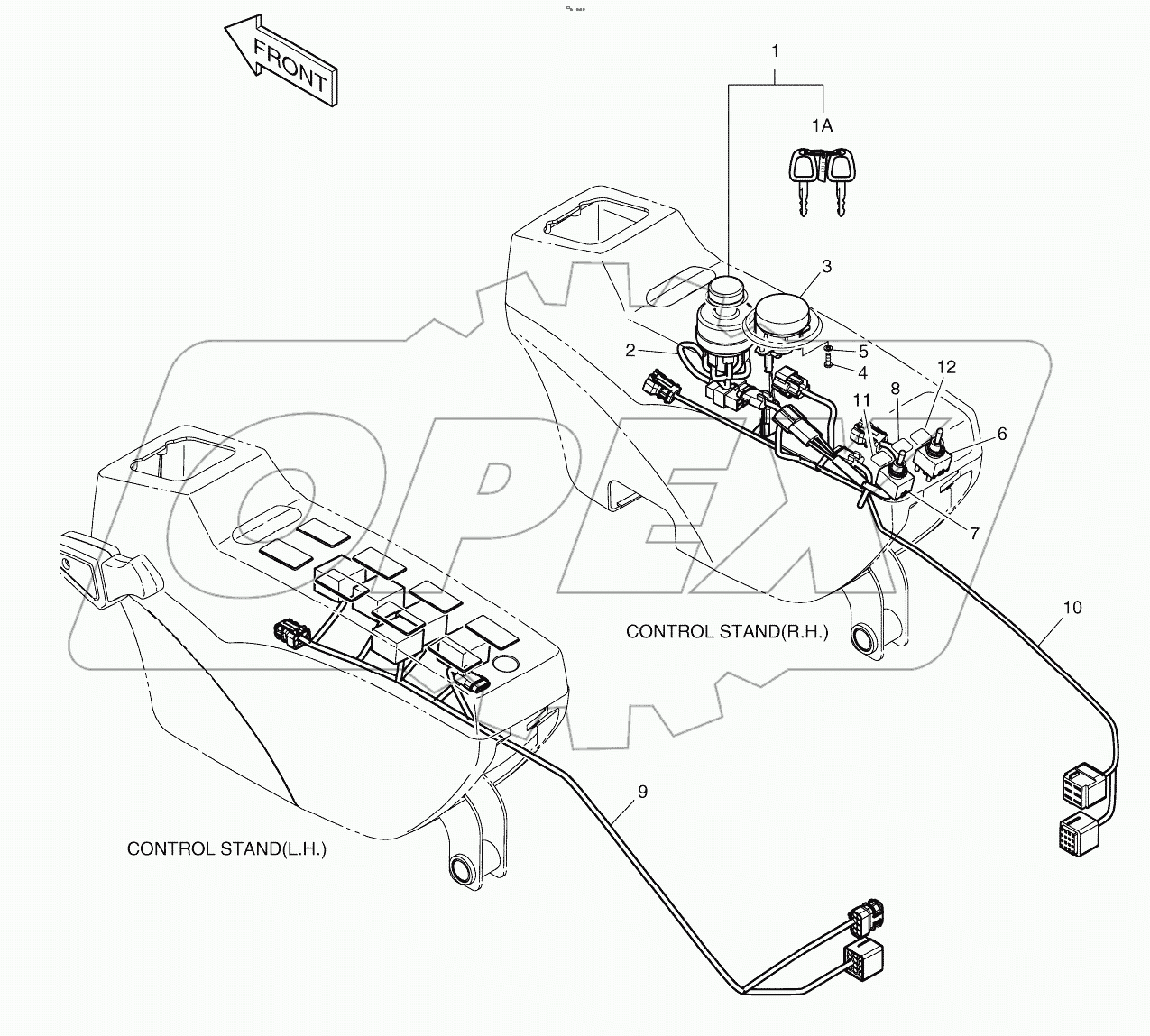  ELECTRIC PARTS-CONTROL STAND