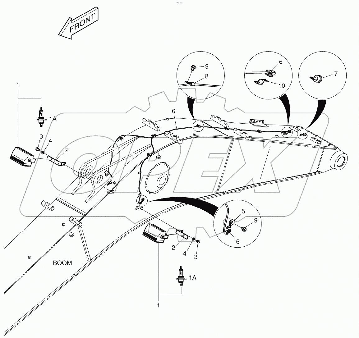  ELECTRIC PARTS;WORKING LAMP