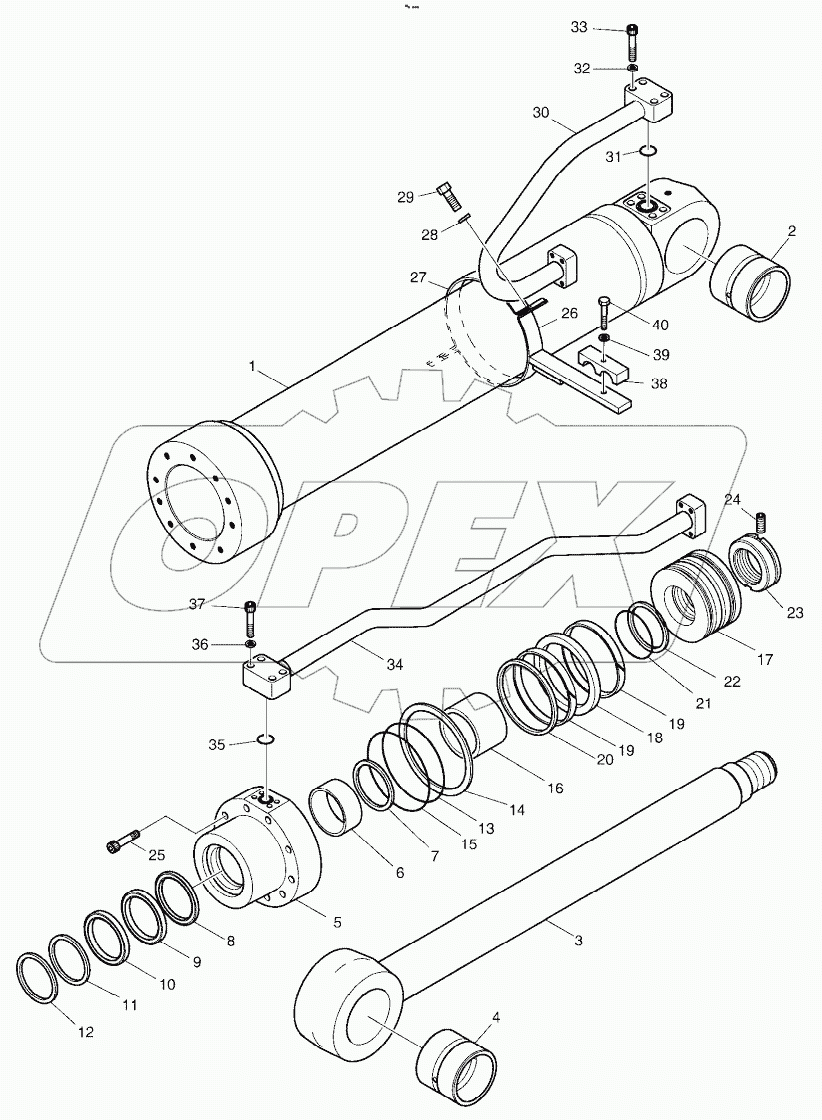  BOOM CYLINDER - L.H.