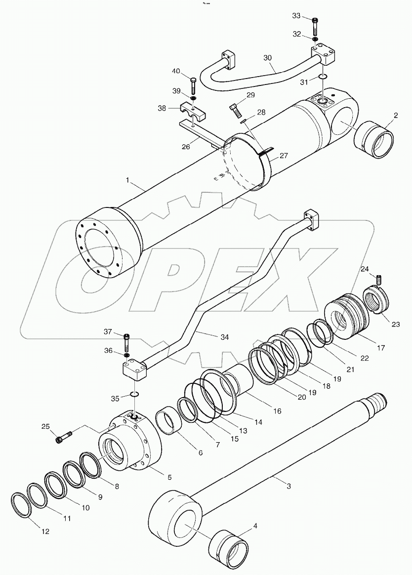  BOOM CYLINDER - R.H.