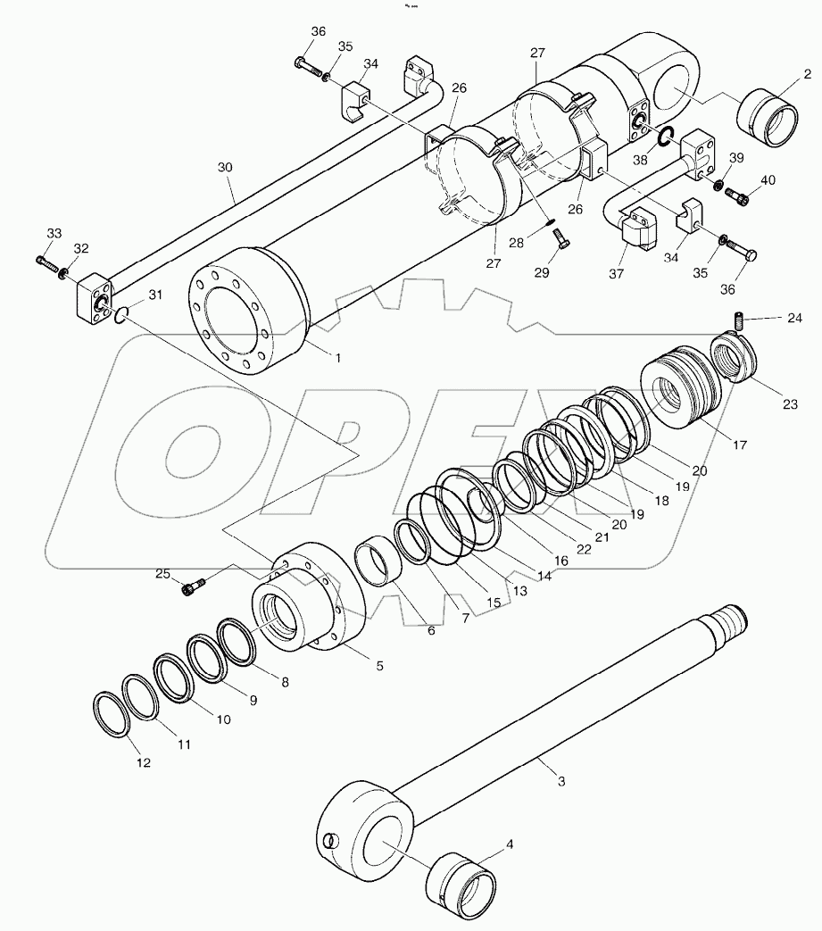  BUCKET CYLINDER - ARM 3.5m