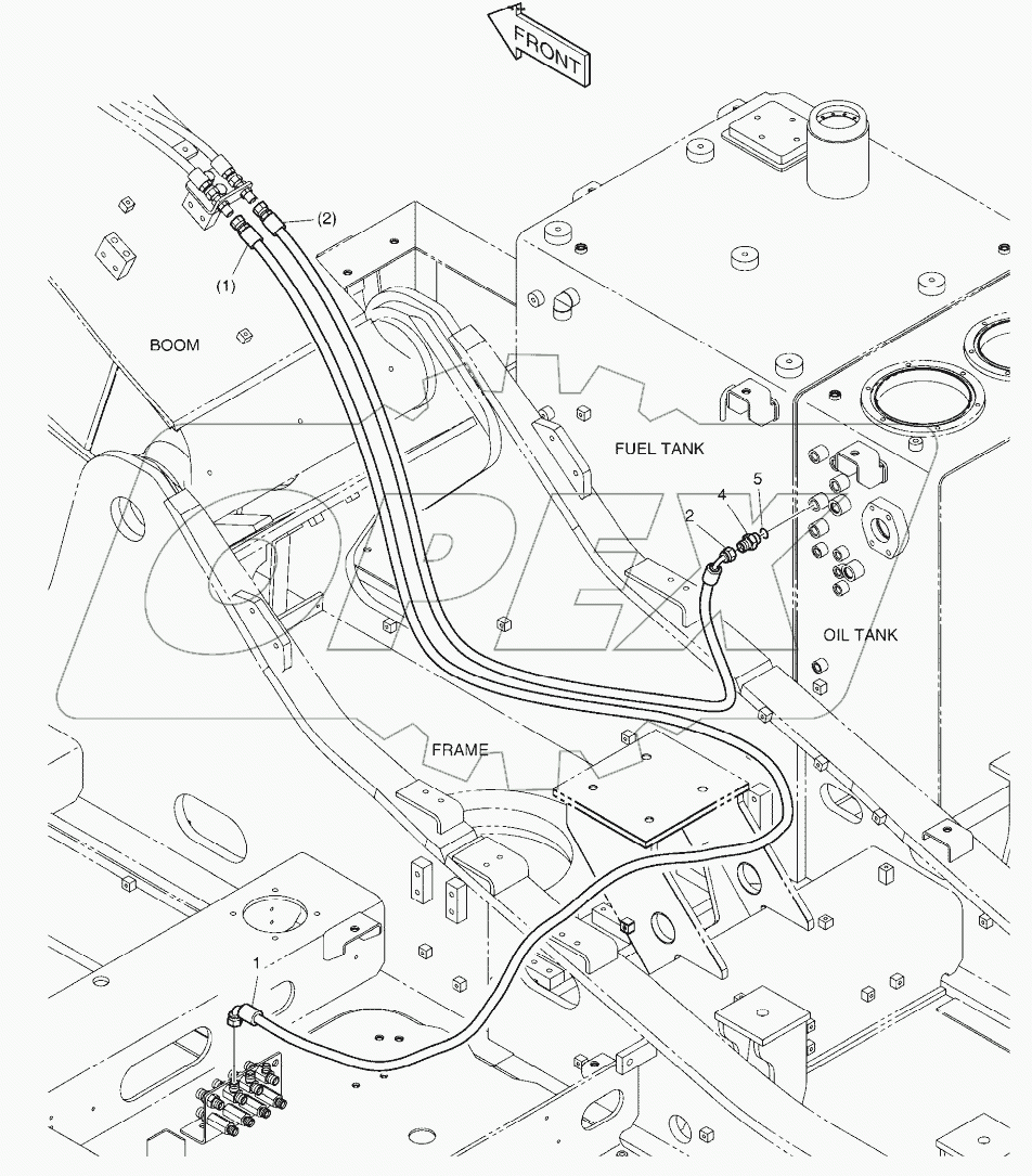  PILOT PIPING - ARM LOCK V/V