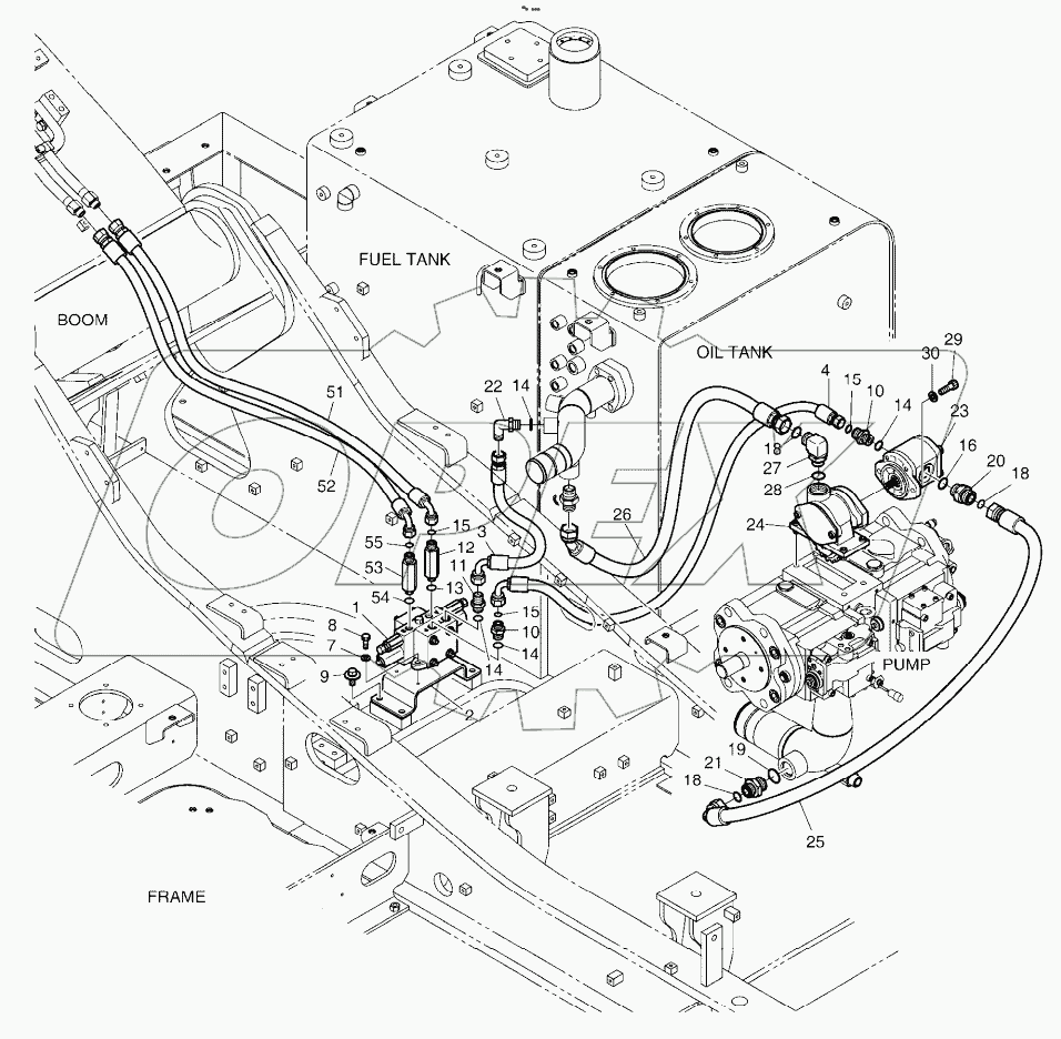  MAIN PIPING-ROTATION