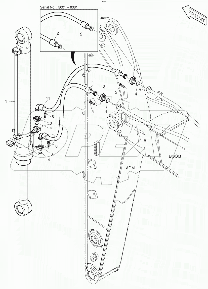  ARM PIPING - ARM 2.0m