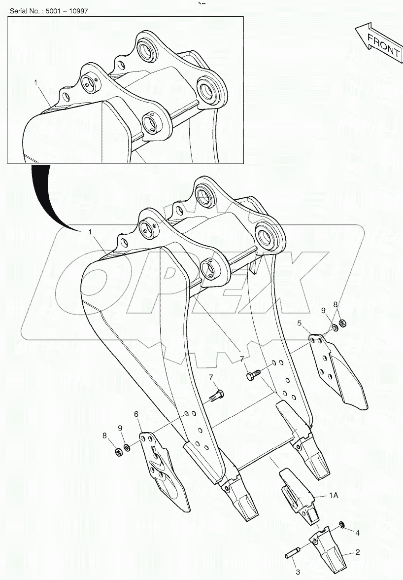  BUCKET ASSY - 0.51mВі