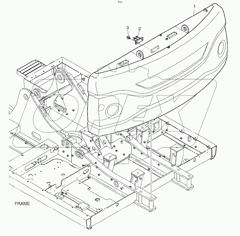  COUNTER WEIGHT - 4.1TON (DX225LCA)