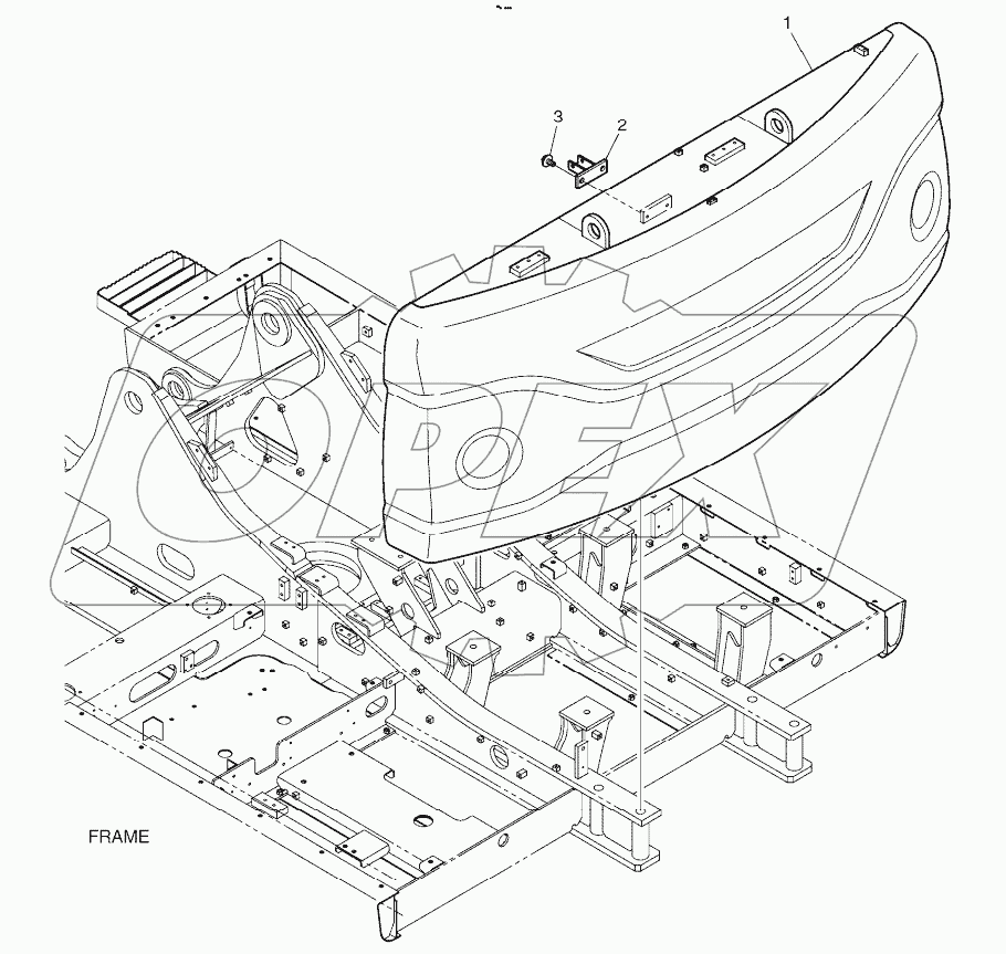  COUNTER WEIGHT - 3.8TON (DX220A)