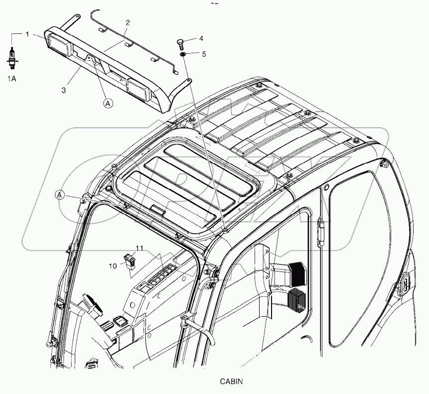  WORKING LAMP (2-LAMP)