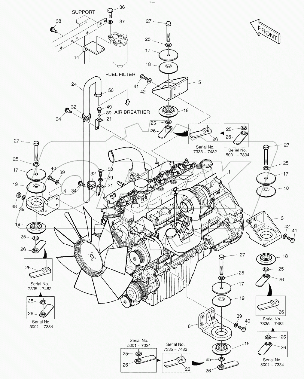  ENGINE MOUNTING