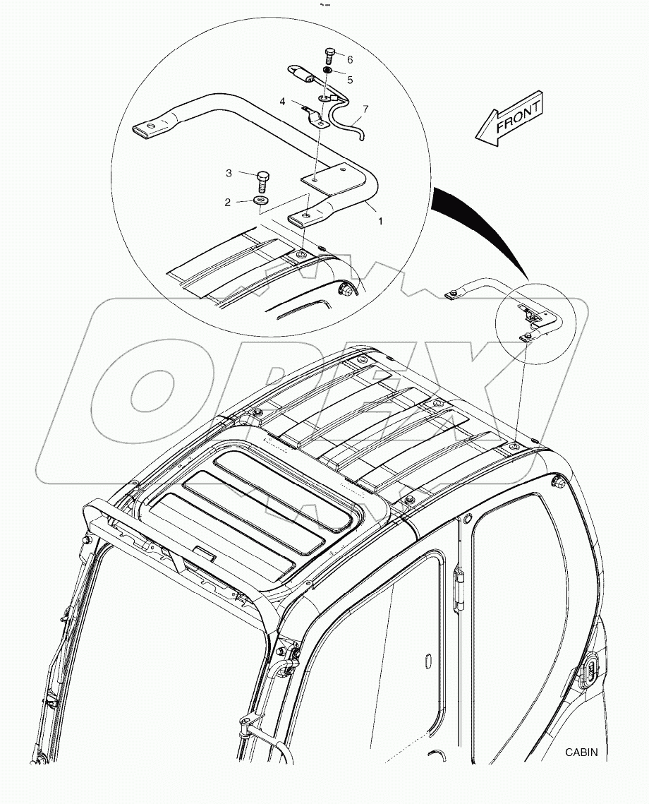  ROTATING BEACON MOUNTING